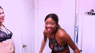 Nina Rivera Shelby Paris ripping clothes juicy asses wet pussies kitchen lesbian cunilingus anal licking??