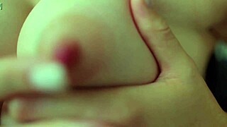 Close-Up Nipple Play Small Tits