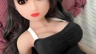my 125cm cute sex doll harriet takes easy deep fucking