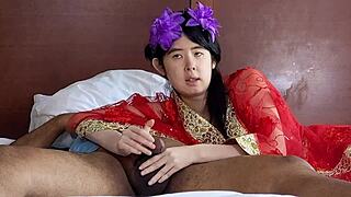 chinese ming dynasty princess alexandria wu craves and devours massive black cock