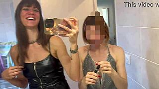 Spy on our libertine afternoon à 4 during steamy apero! 👀🍸😈