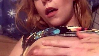 Skinny Babe Teases Clit in Intense Solo Masturbation