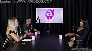 WATCH Val Mineirinha's Wild Bora Cast Comp with Bruna Carlos in Sheer Red!