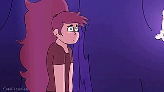 Kelly bounces big ass in Star vs Evil sex