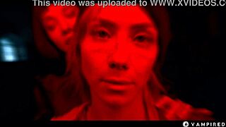 vampire milf veronica leal dominates little puck's wet pussy with facesitting lezdom