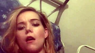 Skinny Babe Teases Clit in Intense Solo Masturbation