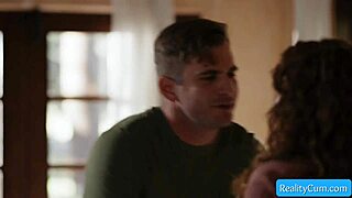 hey sexy big tit stepsis lumi ray tempts muscular bro nathan for hard cock ride