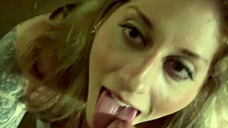 Sexy Milf Sucks Huge Husband Cock to Explosive Facial Cumshot Climax