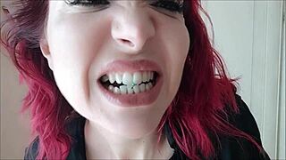 Hey giantess blackwidow chantal, rip my clothes and stuff your wet pussy on my face now