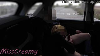 voyeur catches slutty wife dogging student in public parking lot