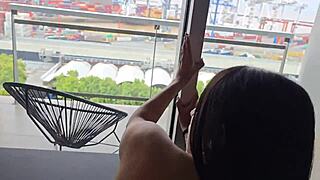 Damn! Helped Gym Babe Pound Tight Pussy!