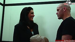 Ever Tempted by Busty Curvy Milf's Natural Tits Bouncing During Elevator Fuck Fest?