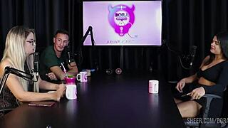 WATCH Val Mineirinha's Wild Bora Cast Comp with Bruna Carlos in Sheer Red!