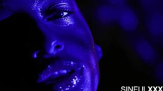 ebony babe bound tight, wanna sweat over her juicy pussy?