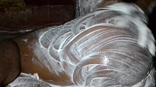 Nasty african dude strokes monster cock freaky on cam