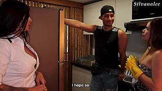 lonely milf silvana lee craves threesome so bad she begs strangers for double stuffing