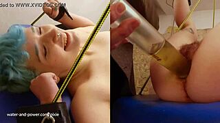 i'm bubbles the enema bunny... bound and ready for part 1, oh god it hurts so good!