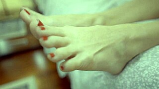 i slather cream on cute feet begging your cum domination lick