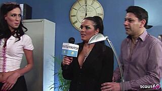 three big tits milfs join two guys for sloppy orgy deepthroat riding cowgirl parody roleplay