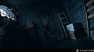 vampire milf veronica leal dominates little puck's wet pussy with facesitting lezdom