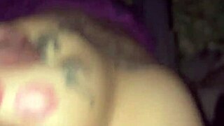 i creampie lightskin ebony step-sis' big ass outside before her date sucks my cock rough