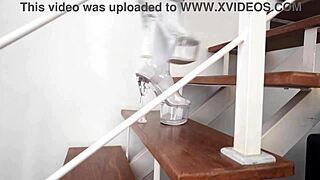 how does jenny pretinha gape from 4 monster cocks?