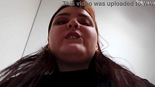 this curvy tattooed bbw milf pulls levers with her strapon to make you submit 😈💦