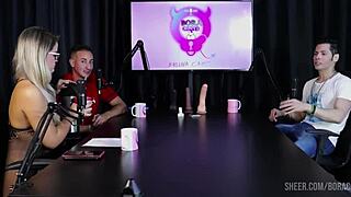 Jow jow bora cast bruna carlos sheer red lingerie tease