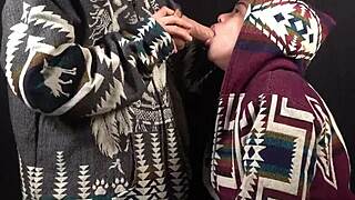 he fucks my juicy pussy while i deepthroat this huge dildo to orgasm