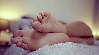 i slather cream on cute feet begging your cum domination lick