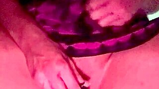 She flashes tight pussy up close showing every detail