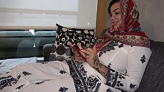 imagine discovering your big ass arab stepmom's dirty secret homemade fuck with stepson
