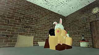Wanna watch me fuck this horny free use slut with monster BBC on Roblox?