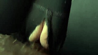 yo that big ass in nike leggings looks fire gettin pounded tight pussy closeup