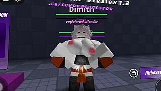 damn this roblox whore gets monster bbc used hard in game