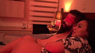 Master dominates bound latina slave in intense bdsm classroom sex fetish training session.