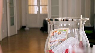 ultra skinny stefanie moon rides cock doggystyle in tight pussy frenzy