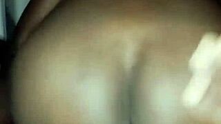 Homemade Hairy Teen Pussy Rides Monster BBC to Creampie