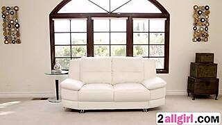 😏 glamour brunette and redhead babes kiss juicy wet pussies while smoking hot 🔥