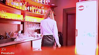 Bartender Babe's Steamy Night Club Fuck for Cash!