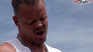 Picked up spanish tourist milf fucked outdoors on mallorca street