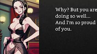 imagine nico robin as your new sweetheart giving joi with sounding and gentle femdom humiliation