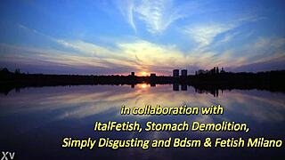 Small Lethal Bare Feet Dominate Slave in BDSM Humiliation Fetish