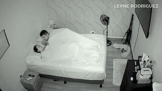 StepMom Caught Filming Stepson's Huge Cock Creampie in Bedroom Taboo!