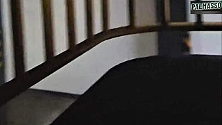 This horny petite latina with hairy pussy gets pov doggystyle pounding after school like a slut