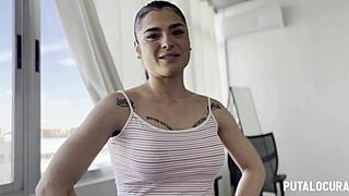 Nadja Hot chats then gulps Torbe's load eagerly