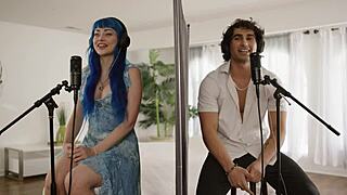 whoa jewelz blue's big booty gets wrecked by her blind date's pipe on that first ride