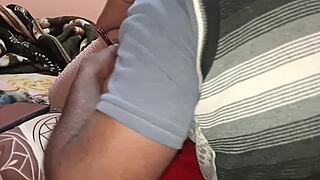 my cute stepsister shares bedroom for blowjob hard fuck and deep suck