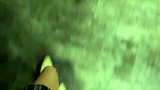 Shemale Ting Xuan Strokes Legs And Heels In Hotel Public Outdoor Area