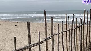 sexy african slut flashes naughty at beach party